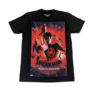 Marvel Spider Man T Shirt Adult Size L Across the Spider Verse Movie Streetwear